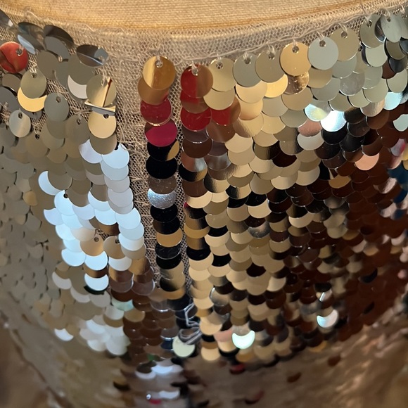 Silver sequins skirt! - Picture 3 of 6